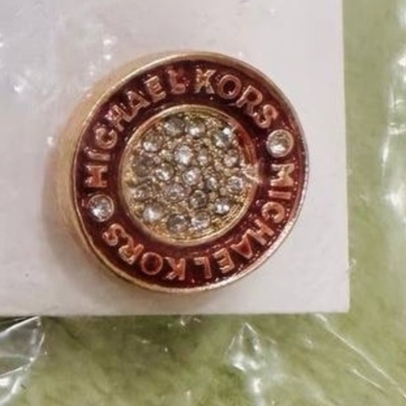 New Michael Kors stud earrings Red - Picture 2 of 3